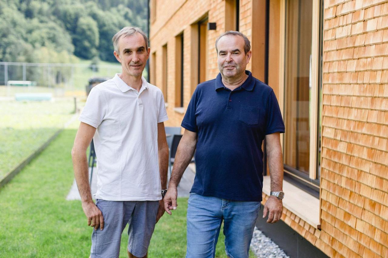 Am Greben Apartments Drei - Vier - Fuenf Bezau Exteriör bild
